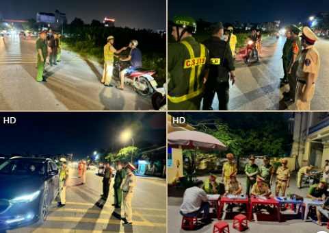 Xử lý 23 trường hợp vi phạm nồng độ cồn trong đêm 28/5/2024 ở địa bàn huyện Thủy Nguyên